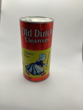 Old Dutch Cleanser Vintage - Red and Yellow Can